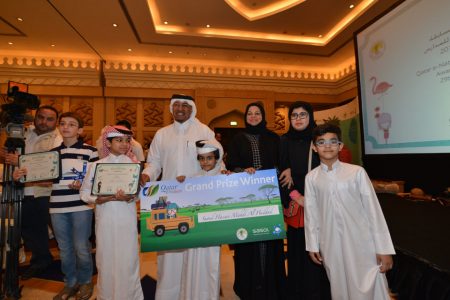 اختتام مسابقة تطبيق Qatar e-Nature للمدارس بحفل لتسليم الجوائز للفائزين